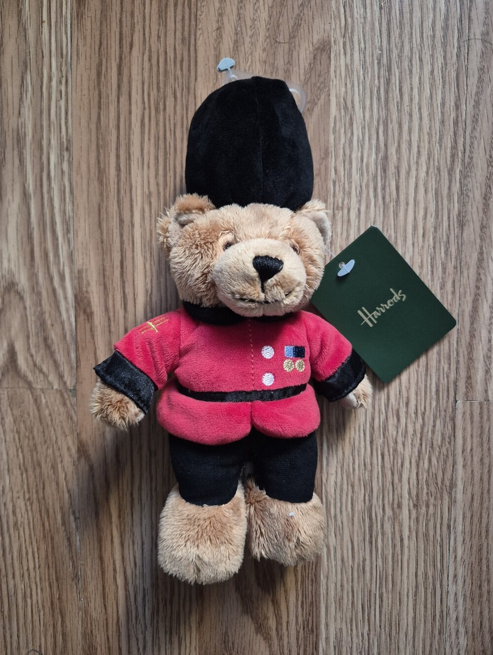 Harrods Bear Plush English Guardsman Bean Toy